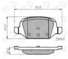 FIAT 0000077365754 Brake Pad Set, disc brake